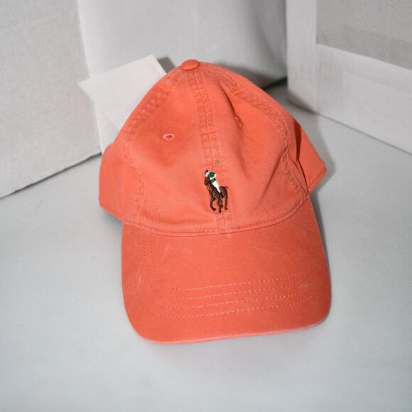 Polo Ralph Lauren Stretch Chino Cap in Orange #710834737002 NWT - Picture 1 of 4